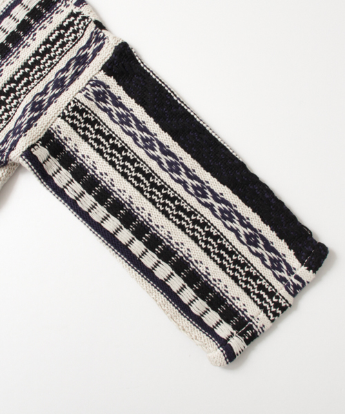 URBAN RESEARCH Sonny Label（アーバンリサーチサニーレーベル）の「Sonny Label ストライプニットガウン（その他アウター・レディース・オフホワイト/カーキ・FREE）」の15枚目の写真