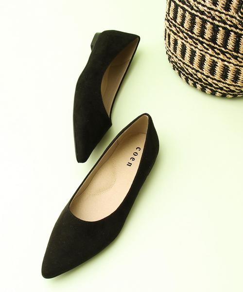 coen（コーエン）の「ポインテッドフラットパンプス（パンプス・レディース・ブラック/グレイッシュベージュ/ロイヤルブルー/ライトピンク・MEDIUM/LARGE/X-LARGE/SMALL）」の20枚目の写真