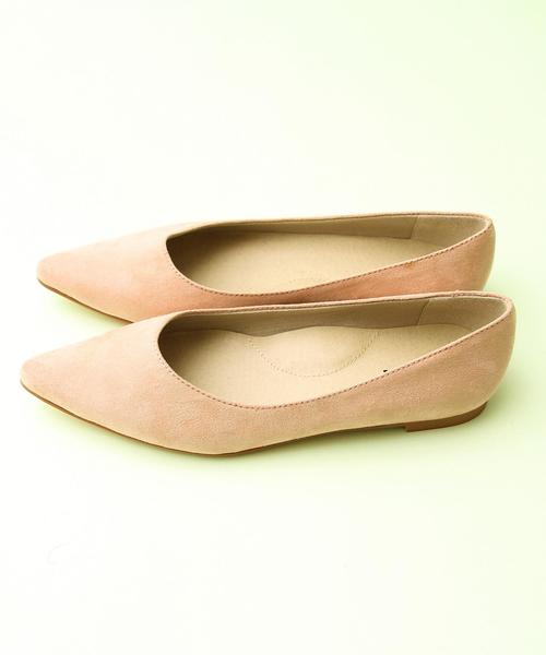 coen（コーエン）の「ポインテッドフラットパンプス（パンプス・レディース・ブラック/グレイッシュベージュ/ロイヤルブルー/ライトピンク・MEDIUM/LARGE/X-LARGE/SMALL）」の12枚目の写真