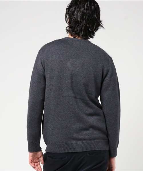 GLOSTER（グロスター）の「7G　Vネックカーデガン（カーディガン/ボレロ・メンズ・グレー/ネイビー・L/M/S）」の5枚目の写真