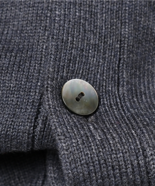 GLOSTER（グロスター）の「7G　Vネックカーデガン（カーディガン/ボレロ・メンズ・グレー/ネイビー・L/M/S）」の8枚目の写真