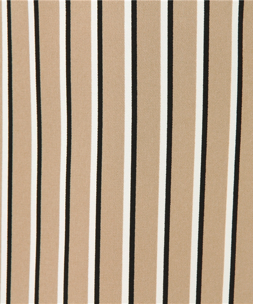 22 OCTOBRE（ヴァンドゥ－オクトーブル）の「ストライププリントスカート【セットアップ対応商品】（スカート・レディース・ベージュ/パープル・40/38）」の11枚目の写真