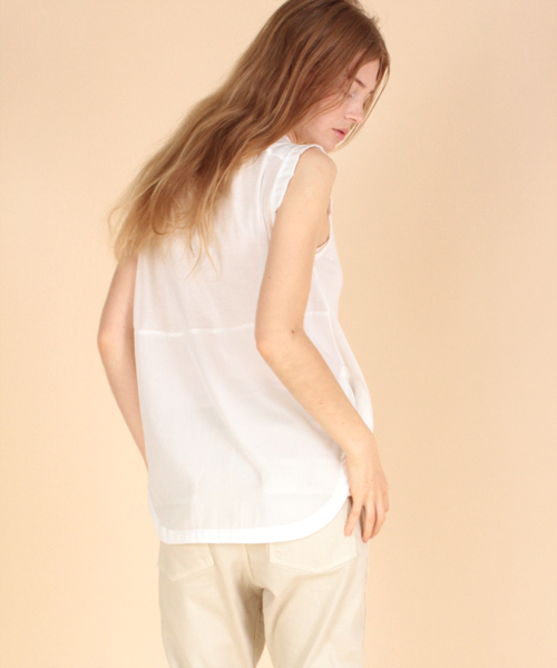 min@RNA（ミンアットアールエヌエー）の「M0390 デシンコンビジャージノースリ（タンクトップ・レディース・ネイビー/ブラック/ホワイト・MEDIUM）」の7枚目の写真