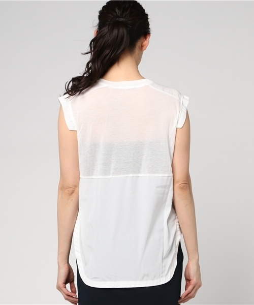 min@RNA（ミンアットアールエヌエー）の「M0390 デシンコンビジャージノースリ（タンクトップ・レディース・ネイビー/ブラック/ホワイト・MEDIUM）」の11枚目の写真