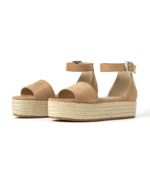 Re:EDIT（リエディ）の「[季節感溢れるジュートソールサンダル]アンクルストラップ厚底ジュートサンダルシューズ/サンダル/ウエッジサンダル[リエディ]（サンダル・レディース・レッド/ベージュ/イエロー/ライトブルー/ブラック・LARGE/MEDIUM/X-LARGE/SMALL）」の13枚目の写真