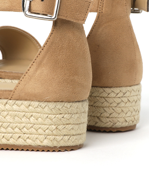 Re:EDIT（リエディ）の「[季節感溢れるジュートソールサンダル]アンクルストラップ厚底ジュートサンダルシューズ/サンダル/ウエッジサンダル[リエディ]（サンダル・レディース・レッド/ベージュ/イエロー/ライトブルー/ブラック・LARGE/MEDIUM/X-LARGE/SMALL）」の12枚目の写真