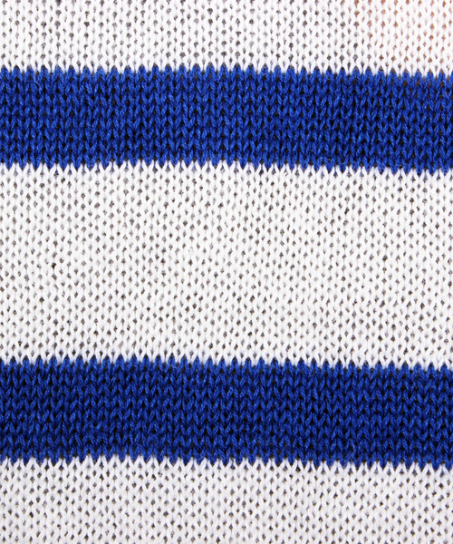 ８(eight)（エイト）の「ボーダー サマーニット 半袖 Tシャツ カットソー 麻（Tシャツ/カットソー・メンズ・ブラック/ホワイト×ブルー/ホワイト×ネイビー/ネイビー・MEDIUM/LARGE）」の22枚目の写真