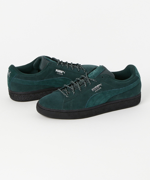 PUMA(プーマ)の「スウェード クラシック ウェザープルーフ(スニーカー・メンズ・ブラック/アイボリー/グリーン・24.5cm/26.0cm/29.0cm/22.5cm/24.0cm/28.0cm/23.5cm/27.0cm/25.5cm/27.5cm/25.0cm/23.0cm/26.5cm/28.5cm/30.0cm)」の1枚目の写真