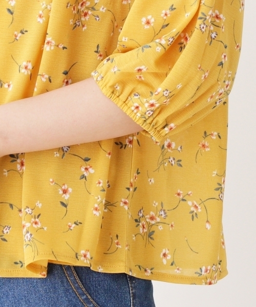 grove(グローブ)の「◆フラワーシャーリングブラウス&タンクSET(シャツ/ブラウス・レディース・ブルー/アイボリー/レッド/イエロー/グリーン・02/03)」の10枚目の写真