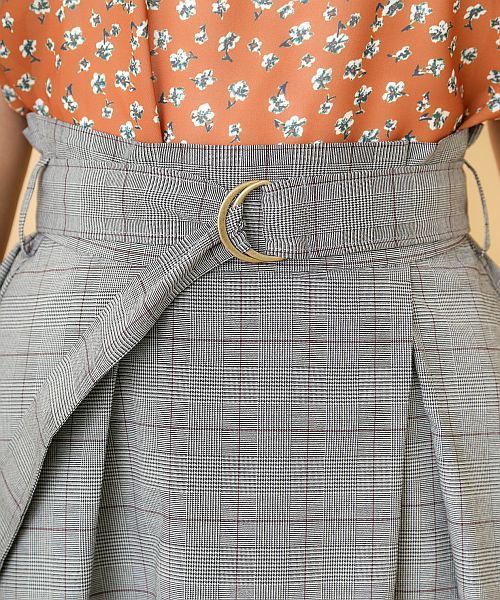 OLIVE des OLIVE（オリーブデオリーブ）の「アシメタックミディスカート◆（スカート・レディース・グリーン/キャメル/グレー/ピンク系その他・FREE）」の6枚目の写真