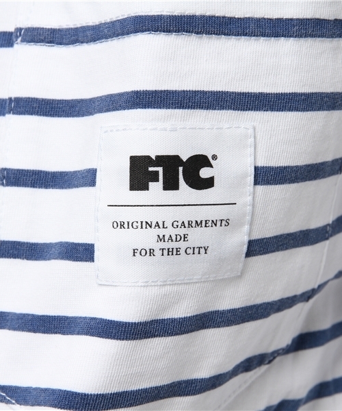 FTC（エフティーシー）の「STRIPED L/S TEE（Tシャツ/カットソー・メンズ・ホワイト/ピンク/グレー・MEDIUM/LARGE/X-LARGE/SMALL）」の8枚目の写真