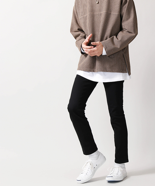 WEGO(ウィゴー)の「WEGO/ストレッチスキニーデニムパンツ(デニムパンツ・メンズ・ブラック/ダークインディゴブルー/ライトインディゴブルー・SMALL/MEDIUM/LARGE/X-LARGE)」の16枚目の写真