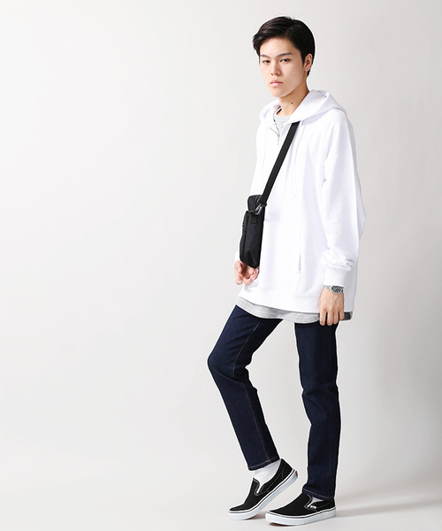 WEGO(ウィゴー)の「WEGO/ストレッチスキニーデニムパンツ(デニムパンツ・メンズ・ブラック/ダークインディゴブルー/ライトインディゴブルー・SMALL/MEDIUM/LARGE/X-LARGE)」の8枚目の写真