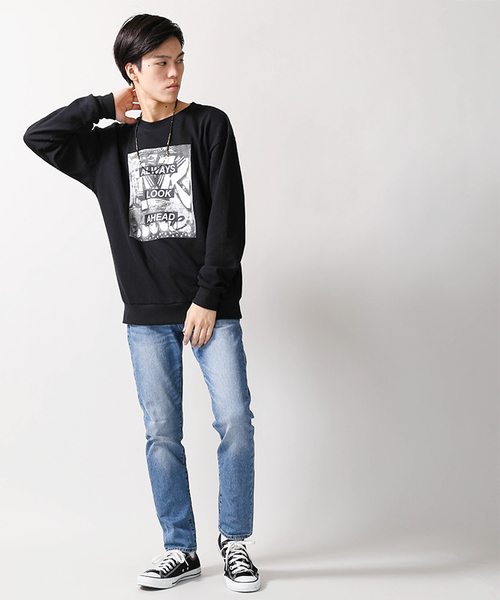 WEGO(ウィゴー)の「WEGO/ストレッチスキニーデニムパンツ(デニムパンツ・メンズ・ブラック/ダークインディゴブルー/ライトインディゴブルー・SMALL/MEDIUM/LARGE/X-LARGE)」の11枚目の写真