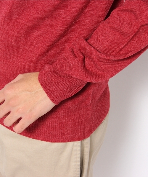 WEGO（ウィゴー）の「TOP杢クルーネックニット（ニット/セーター・メンズ・杢グレー/ネイビー/キャメル/レッド系その他/オレンジ/ブラック/マスタード/ワイン・MEDIUM/LARGE）」の12枚目の写真