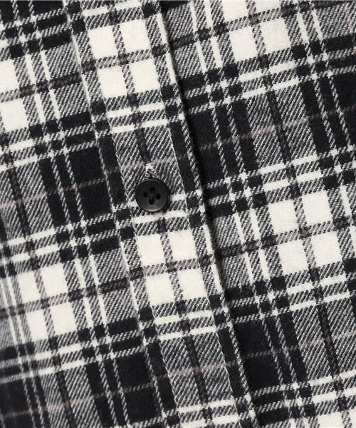 niko and...（ニコアンド）の「20ネルワイドシャツワンピース【niko and ...】（シャツワンピース・レディース・ブラック/ネイビー/クリーム・MEDIUM/LARGE）」の10枚目の写真