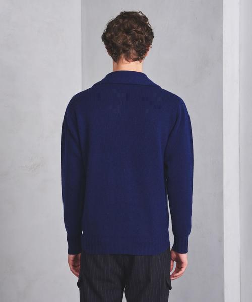 UNITED ARROWS（ユナイテッドアローズ）の「○UASB ミドルゲージ ショールカーディガン ◆（カーディガン/ボレロ・メンズ・ベージュ/ネイビー/ブラック・SMALL/MEDIUM/X-LARGE/LARGE）」の15枚目の写真