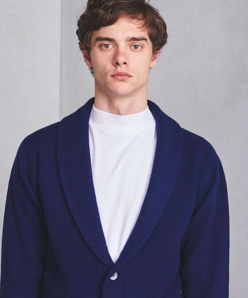 UNITED ARROWS（ユナイテッドアローズ）の「○UASB ミドルゲージ ショールカーディガン ◆（カーディガン/ボレロ・メンズ・ベージュ/ネイビー/ブラック・SMALL/MEDIUM/X-LARGE/LARGE）」の19枚目の写真