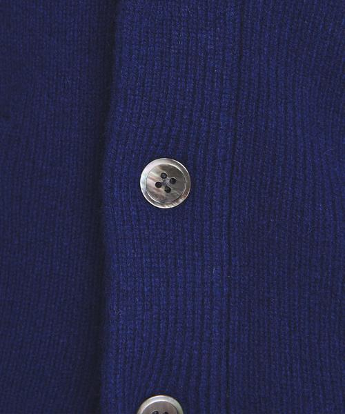 UNITED ARROWS（ユナイテッドアローズ）の「○UASB ミドルゲージ ショールカーディガン ◆（カーディガン/ボレロ・メンズ・ベージュ/ネイビー/ブラック・SMALL/MEDIUM/X-LARGE/LARGE）」の9枚目の写真