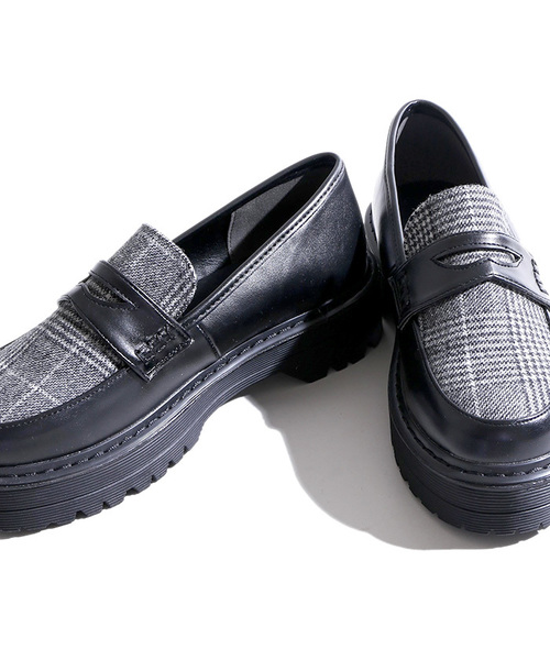 WEGO(ウィゴー)の「WEGO/厚底コインローファー(ローファー・レディース・ブラック/その他1/アニマル・MEDIUM/LARGE)」の6枚目の写真