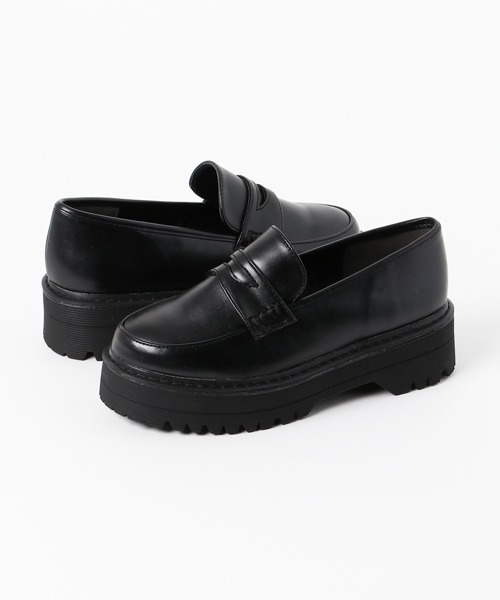 WEGO(ウィゴー)の「WEGO/厚底コインローファー(ローファー・レディース・ブラック/その他1/アニマル・MEDIUM/LARGE)」の13枚目の写真