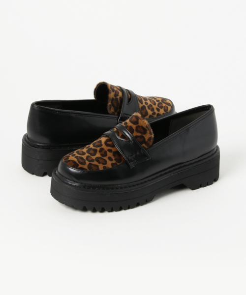 WEGO(ウィゴー)の「WEGO/厚底コインローファー(ローファー・レディース・ブラック/その他1/アニマル・MEDIUM/LARGE)」の15枚目の写真