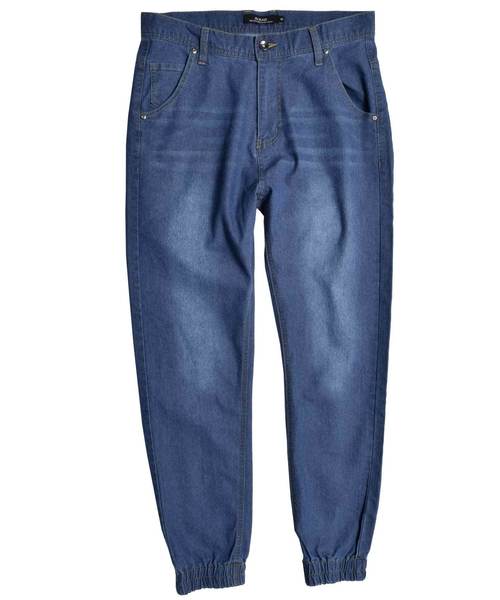 MinoriTY（マイノリティ）の「ストレッチデニムサルエルジョガーパンツ（デニムパンツ・メンズ・ブルー/サックスブルー・XL/M/L）」の7枚目の写真