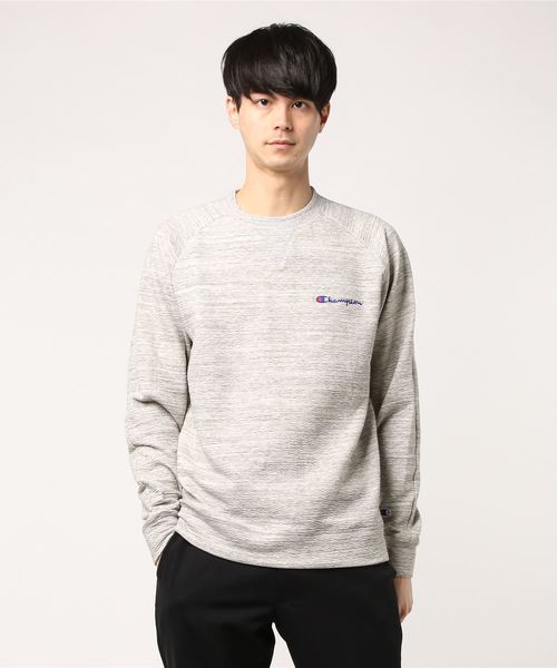 Champion(チャンピオン)の「【Champion/チャンピオン】メンズ Wrap-Air クルーネックシャツ アクションスタイル(スウェット・メンズ・グレー/オフホワイト/ブラック/ネイビー・LARGE/X-LARGE/MEDIUM)」の3枚目の写真