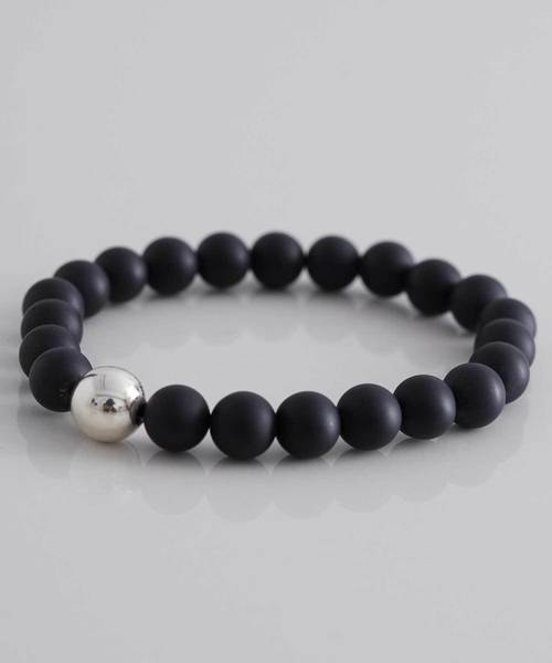 UNITED TOKYO（ユナイテッドトウキョウ）の「ビーズブレスレット（ブレスレット・メンズ・ブラック/ブルー/オレンジ・FREE）」の2枚目の写真