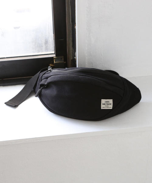 coen(コーエン)の「キャンバスボディバッグ(ボディバッグ/ウエストポーチ・メンズ・ワインレッド/ネイビー/ブラック/ナチュラル・FREE)」の19枚目の写真