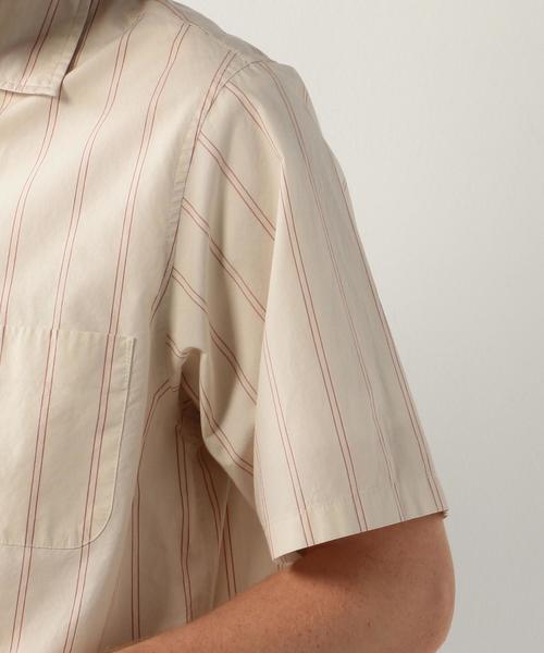 Steven Alan(スティーブンアラン)の「<Steven Alan>BUTTER STRIPE OPEN COLLAR BOLD SHIRT/シャツ ◆(シャツ/ブラウス・メンズ・オレンジ/ロイヤルブルー・SMALL/LARGE/MEDIUM/X-LARGE)」の14枚目の写真