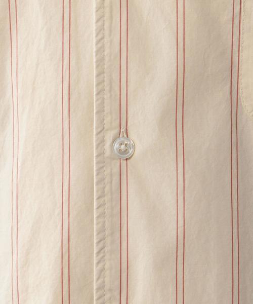 Steven Alan(スティーブンアラン)の「<Steven Alan>BUTTER STRIPE OPEN COLLAR BOLD SHIRT/シャツ ◆(シャツ/ブラウス・メンズ・オレンジ/ロイヤルブルー・SMALL/LARGE/MEDIUM/X-LARGE)」の7枚目の写真