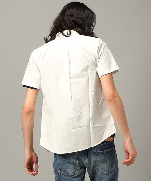 Denime(ドゥニーム)の「S/S TYPEWRITER BD SHIRTS(シャツ/ブラウス・メンズ・マスタード/グリーン/サックスブルー/ホワイト・LARGE/SMALL/MEDIUM)」の7枚目の写真