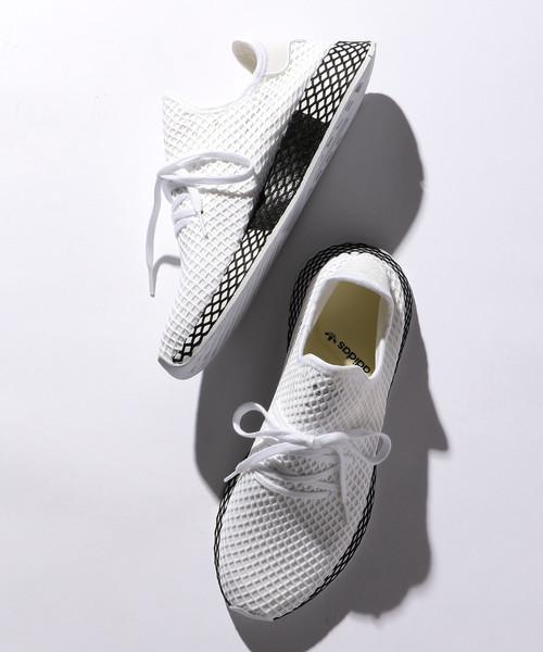 adidas Originals（アディダスオリジナルス）の「＜adidas Originals(アディダス)＞ DEERUPT RUNNER/ディーラプト о（スニーカー・メンズ・ホワイト/ブラック・25.5cm/26cm/27cm/28cm/26.5cm/27.5cm/28.5cm）」の2枚目の写真
