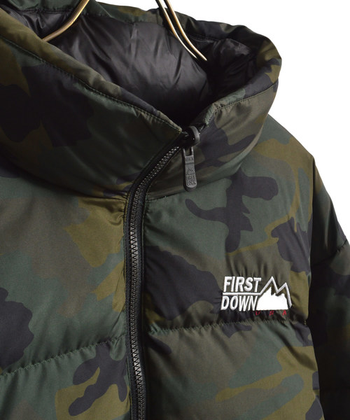 FIRST DOWN(ファーストダウン)の「FIRST DOWN / ファーストダウン リバーシブルダウンジャケット(ダウンジャケット/コート・メンズ・ブラック/カモフラージュ・M/L/XL)」の20枚目の写真