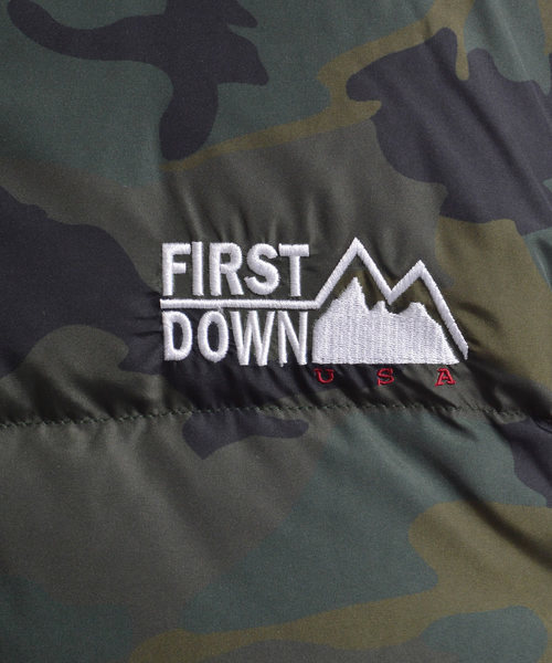 FIRST DOWN(ファーストダウン)の「FIRST DOWN / ファーストダウン リバーシブルダウンジャケット(ダウンジャケット/コート・メンズ・ブラック/カモフラージュ・M/L/XL)」の21枚目の写真