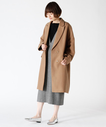 美品✨ プルミエアロンディスモン カシミヤ混　チェスターコート　希少サンプル 1er Arrondissement（プルミエアロンディスモン）の「接結両面ビーバー