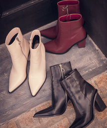 EIMY ISTOIRE | スクエアヒールショートブーツ(ブーツ)