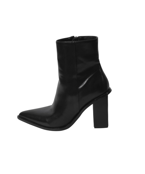 EIMY ISTOIRE（エイミーイストワール）の「スクエアヒールショートブーツ（ブーツ・レディース・ホワイト/ブラック・MEDIUM/LARGE/SMALL）」の10枚目の写真