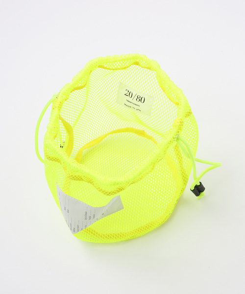 20/80(テゥエンティーエイティー)の「【20/80】トゥエンティーエイティー/NYLON MESH PERSONAL EFFECTS BAG(ハンドバッグ・メンズ・ブラック/グリーン/イエロー/オレンジ・FREE)」の8枚目の写真