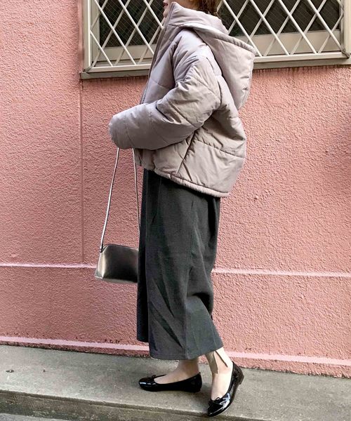 archives（アルシーヴ）の「【ZOZO限定】バックレースアップサーマルワンピース（ワンピース・レディース・チャコールグレー/ブラック/ブラウン/アイボリー・MEDIUM）」の8枚目の写真