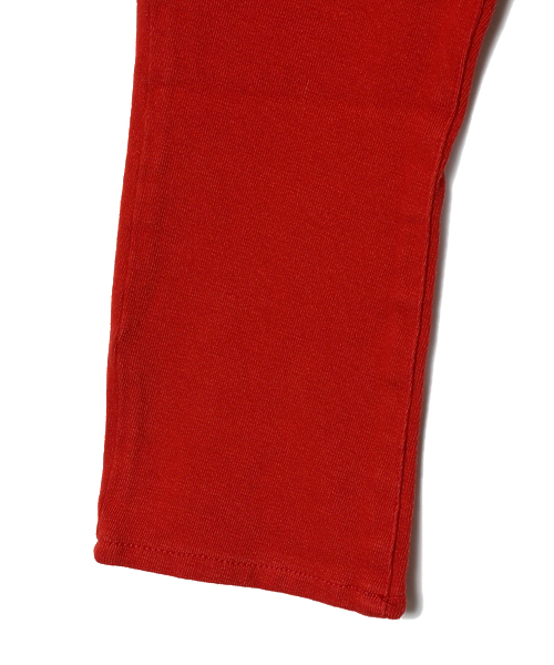 HYSTERIC MINI（ヒステリックミニ）の「Outside the pocket スリム天竺パンツ（その他パンツ・キッズ・レッド/チャコール・100/110/120）」の5枚目の写真