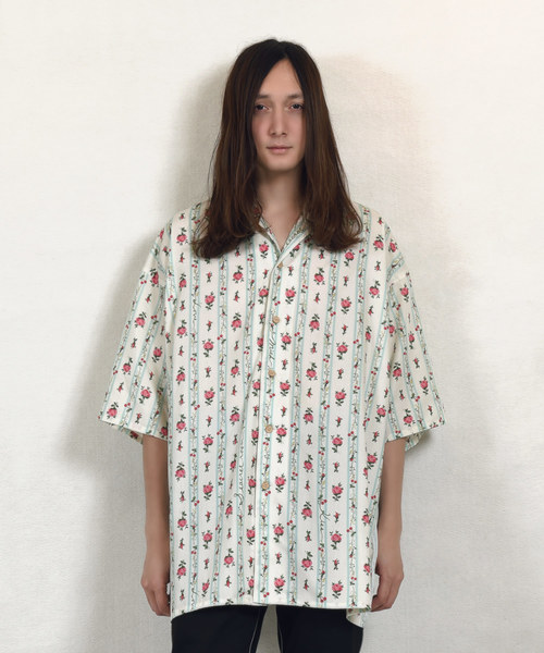 MILKBOY / ROSE JAM シャツ  サックス S-24-10-17-005-MB-BL-AS-ZT190 MILKBOY / ROSE JAM シャツ サックス S-24-10-17-005-MB-BL-AS