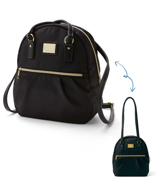 Live in comfort（リブインコンフォート）の「リブ　イン　コンフォート　どんなシーンにも心強い！　リュックにもショルダーにもなる２－ＷＡＹお役立ちバッグ（バックパック/リュック・レディース・ブラック/レッド/ターコイズブルー/ベージュ・ONE SIZE）」の22枚目の写真