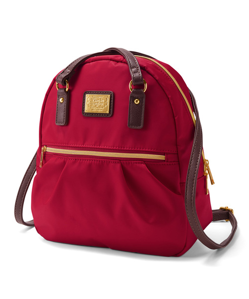 Live in comfort（リブインコンフォート）の「リブ　イン　コンフォート　どんなシーンにも心強い！　リュックにもショルダーにもなる２－ＷＡＹお役立ちバッグ（バックパック/リュック・レディース・ブラック/レッド/ターコイズブルー/ベージュ・ONE SIZE）」の12枚目の写真