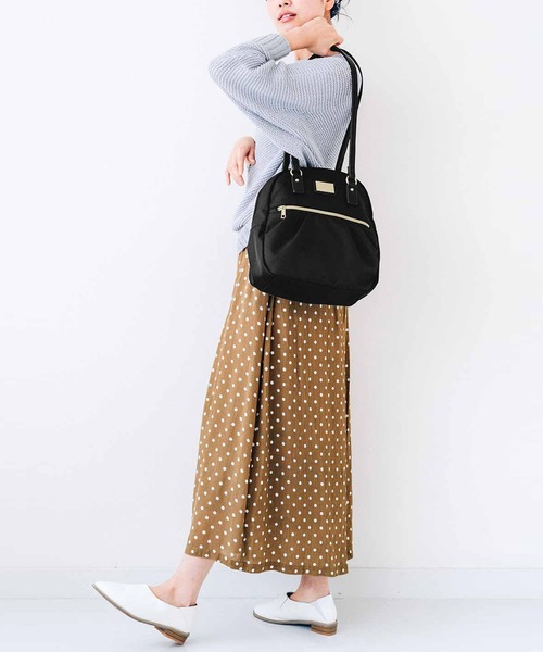 Live in comfort（リブインコンフォート）の「リブ　イン　コンフォート　どんなシーンにも心強い！　リュックにもショルダーにもなる２－ＷＡＹお役立ちバッグ（バックパック/リュック・レディース・ブラック/レッド/ターコイズブルー/ベージュ・ONE SIZE）」の18枚目の写真