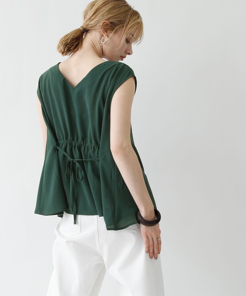 titivate（ティティベイト）の「ﾏﾙﾁwayｳｴｽﾄﾏｰｸﾌﾞﾗｳｽ（シャツ/ブラウス・レディース・ホワイト/ブラック/ネイビー/ラベンダー/グレイッシュベージュ/イエロー/ブラウン系その他/ブラウン/グリーン/ボルドー/ブラック系その他/グリーン系その他/イエロー系その他・FREE）」の8枚目の写真