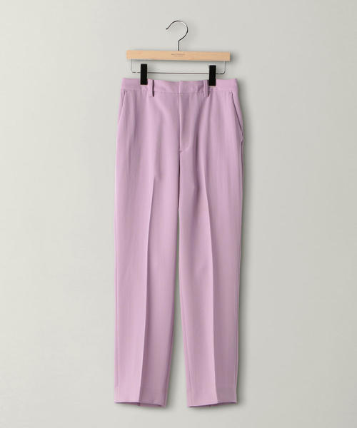 BEAUTY&YOUTH UNITED ARROWS（ビューティーアンドユースユナイテッドアローズ）の「BY ツイルセンタープレス9分丈パンツо（その他パンツ・レディース・ブラウン/ネイビー/ライラック・SMALL/LARGE/MEDIUM）」の19枚目の写真