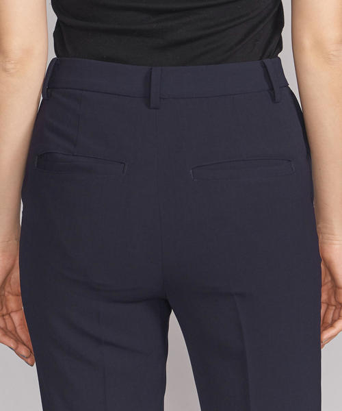 BEAUTY&YOUTH UNITED ARROWS（ビューティーアンドユースユナイテッドアローズ）の「BY ツイルセンタープレス9分丈パンツо（その他パンツ・レディース・ブラウン/ネイビー/ライラック・SMALL/LARGE/MEDIUM）」の4枚目の写真