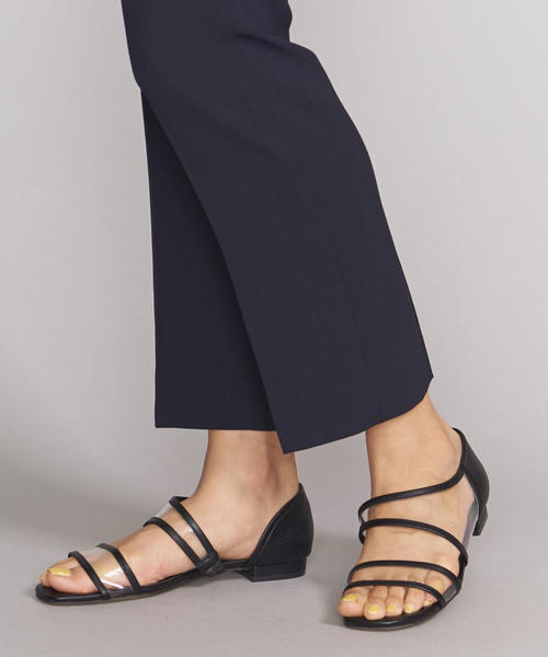 BEAUTY&YOUTH UNITED ARROWS（ビューティーアンドユースユナイテッドアローズ）の「BY ツイルセンタープレス9分丈パンツо（その他パンツ・レディース・ブラウン/ネイビー/ライラック・SMALL/LARGE/MEDIUM）」の5枚目の写真